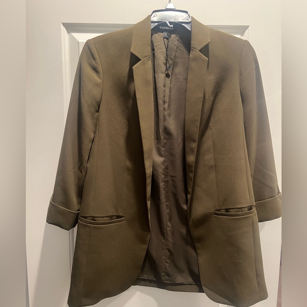 Express Boyfriend Blazer with Rolled Sleeves Size Small
